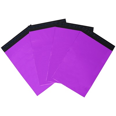 100 x Purple Poly Mailing Bags 6